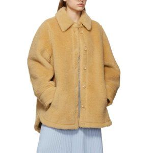 NWT Stand Studio Wool Sherpa Oversized Jacket